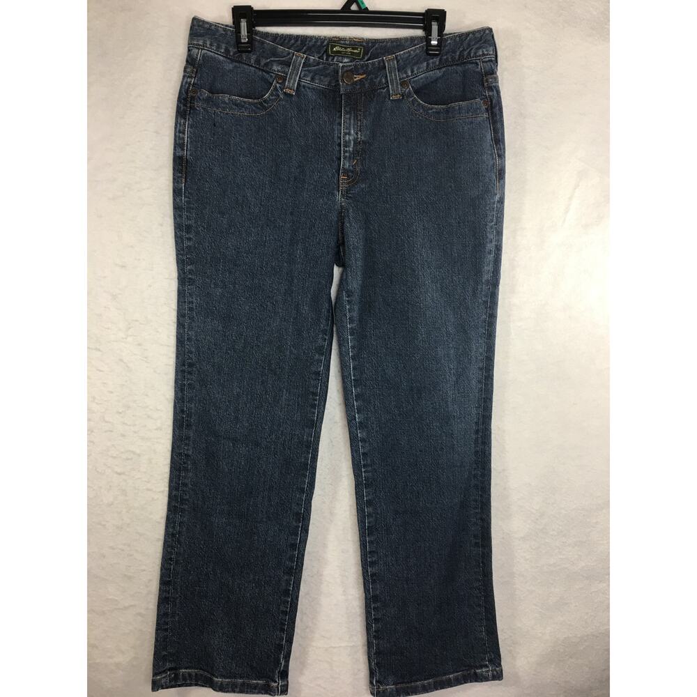 Eddie Bauer Straight Leg Jeans - Dark Blue